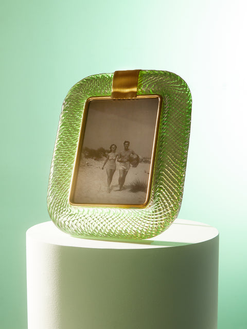 Antique and Vintage - 1960s Murano Glass Photo Frame -  - ABASK