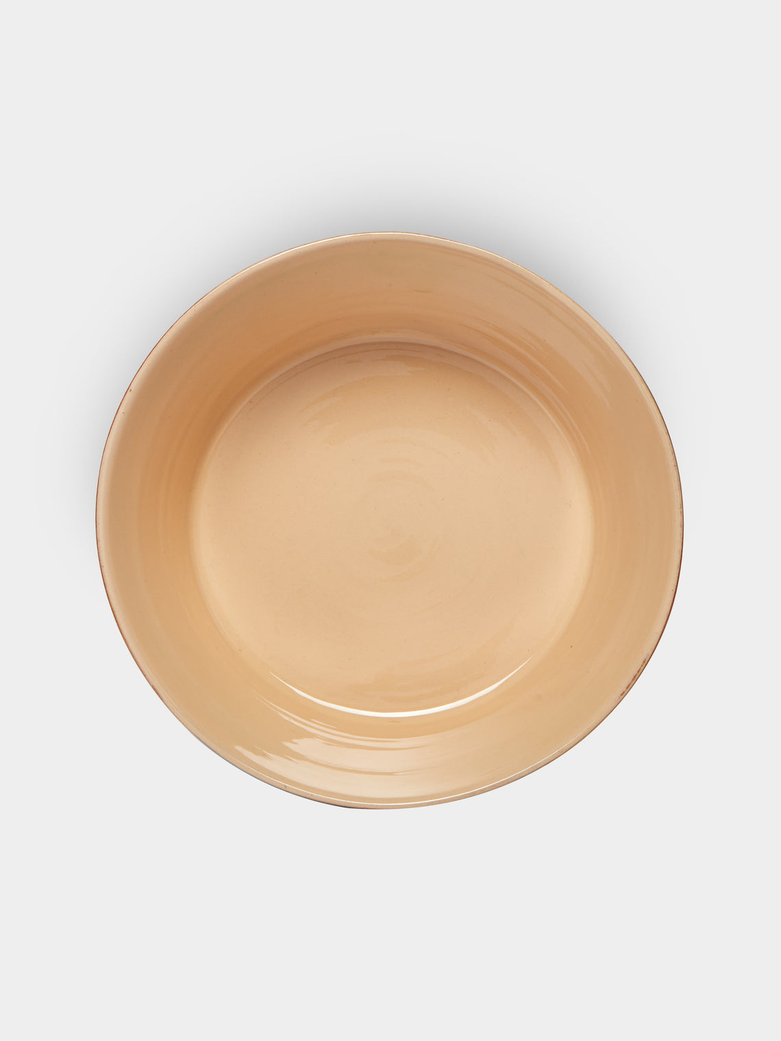 Poterie d’Évires - Flowers Hand-Painted Ceramic Large Handled Serving Bowl -  - ABASK