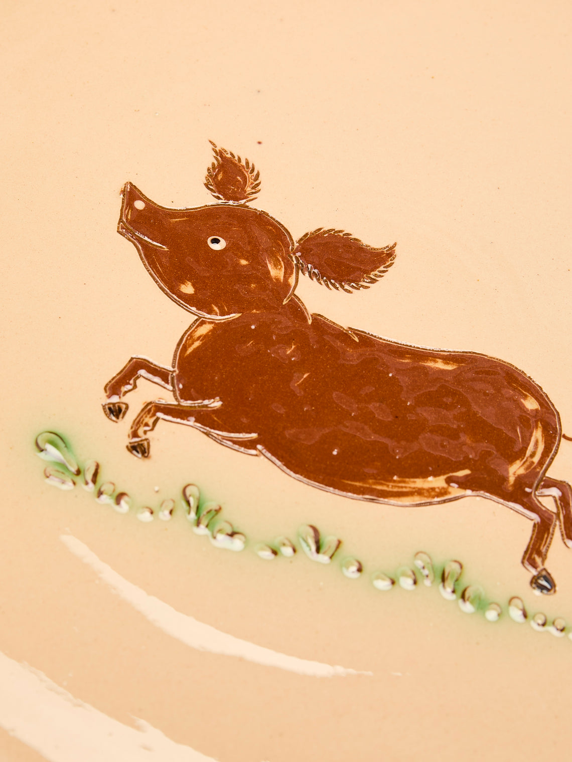 Poterie d’Évires - Animals Hand-Painted Ceramic Dinner Plates (Set of 4) -  - ABASK