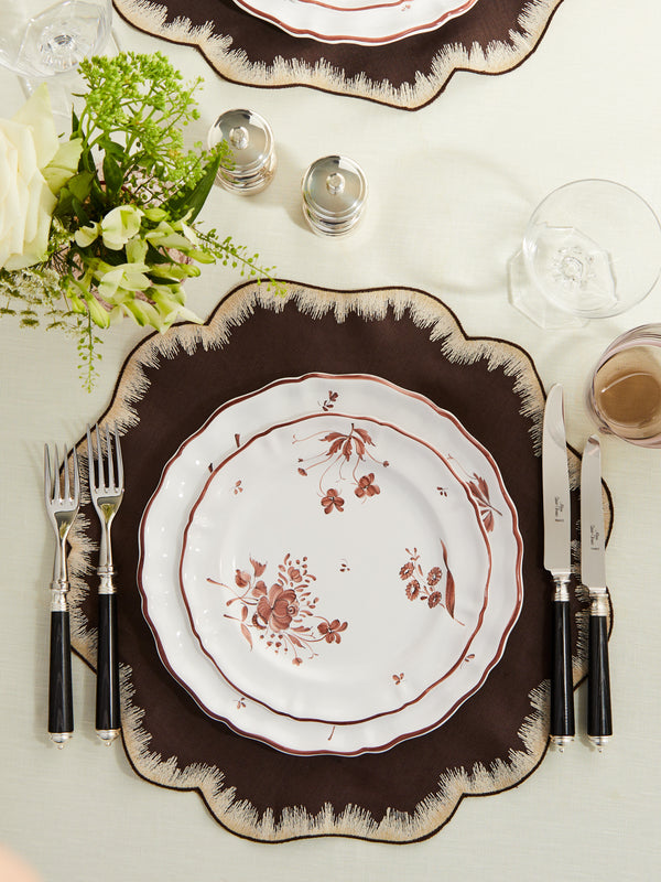 Z.d.G - Camaïeu Hand-Painted Ceramic Dinner Plates (Set of 2) -  - ABASK