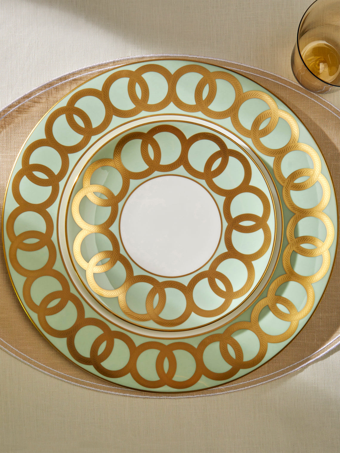 Royal Crown Derby - Riviera Dream Hand-Painted Bone China Side Plate - Green - ABASK
