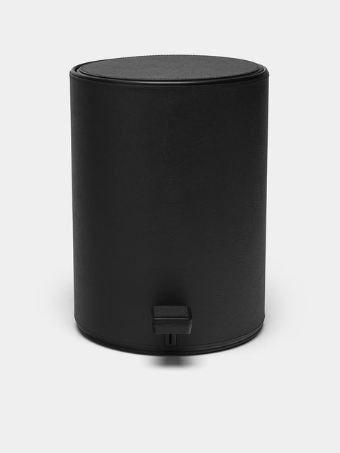 Giobagnara - Jazz Leather Pedal Bin - Black - ABASK - 