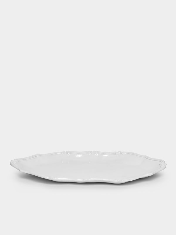 Astier de Villatte - Régence Hand-Glazed Ceramic Large Oval Platter -  - ABASK