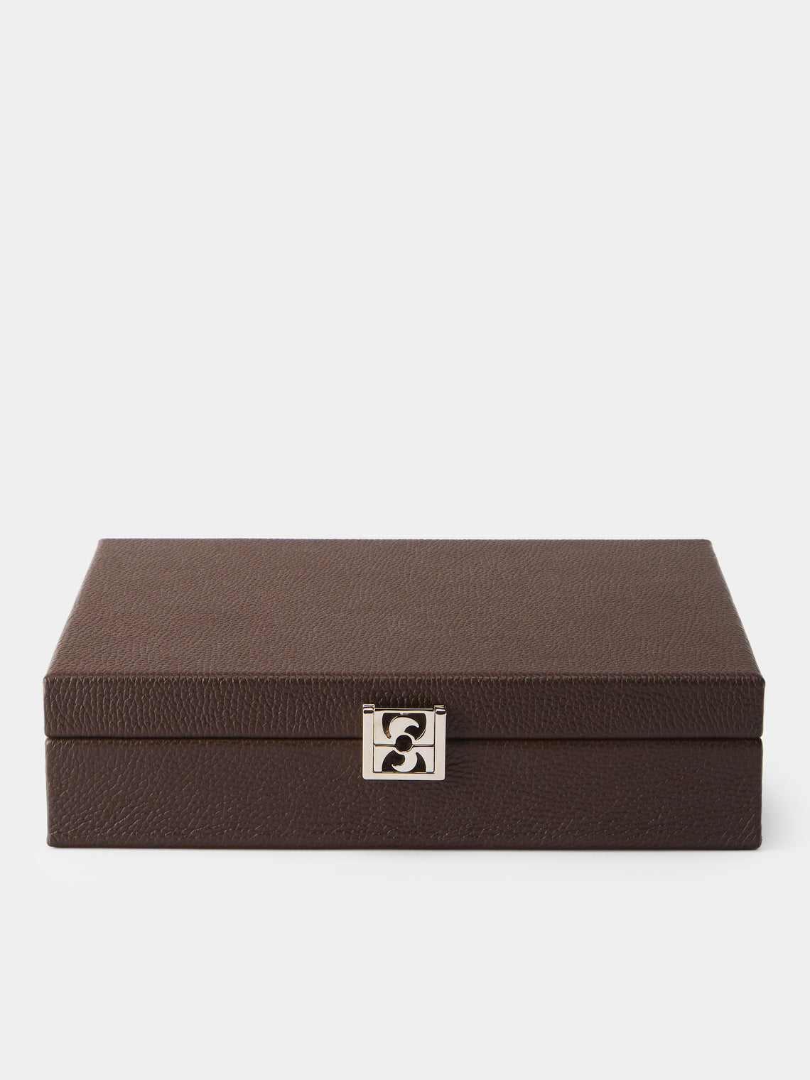 Hector Saxe - Leather Small Poker Set - Brown - ABASK