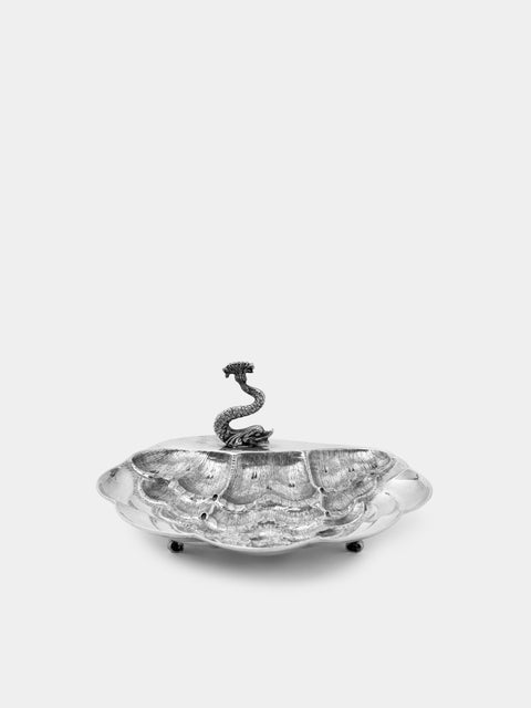 Antique and Vintage - 1920s Solid Silver Shell Dish - Silver - ABASK - 