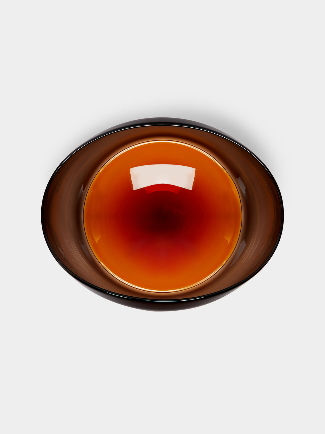 Stewart Hearn - Oval Encalmo Hand-Blown Glass Bowl -  - ABASK