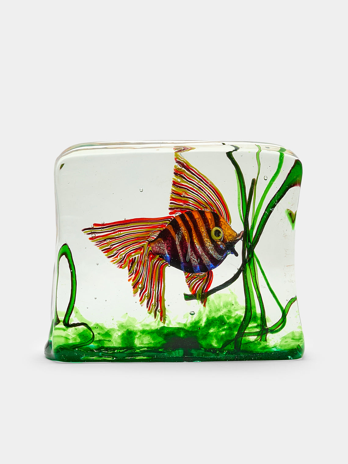 Antique and Vintage - 1950s Murano Glass Fish Paperweight - Multiple - ABASK - 