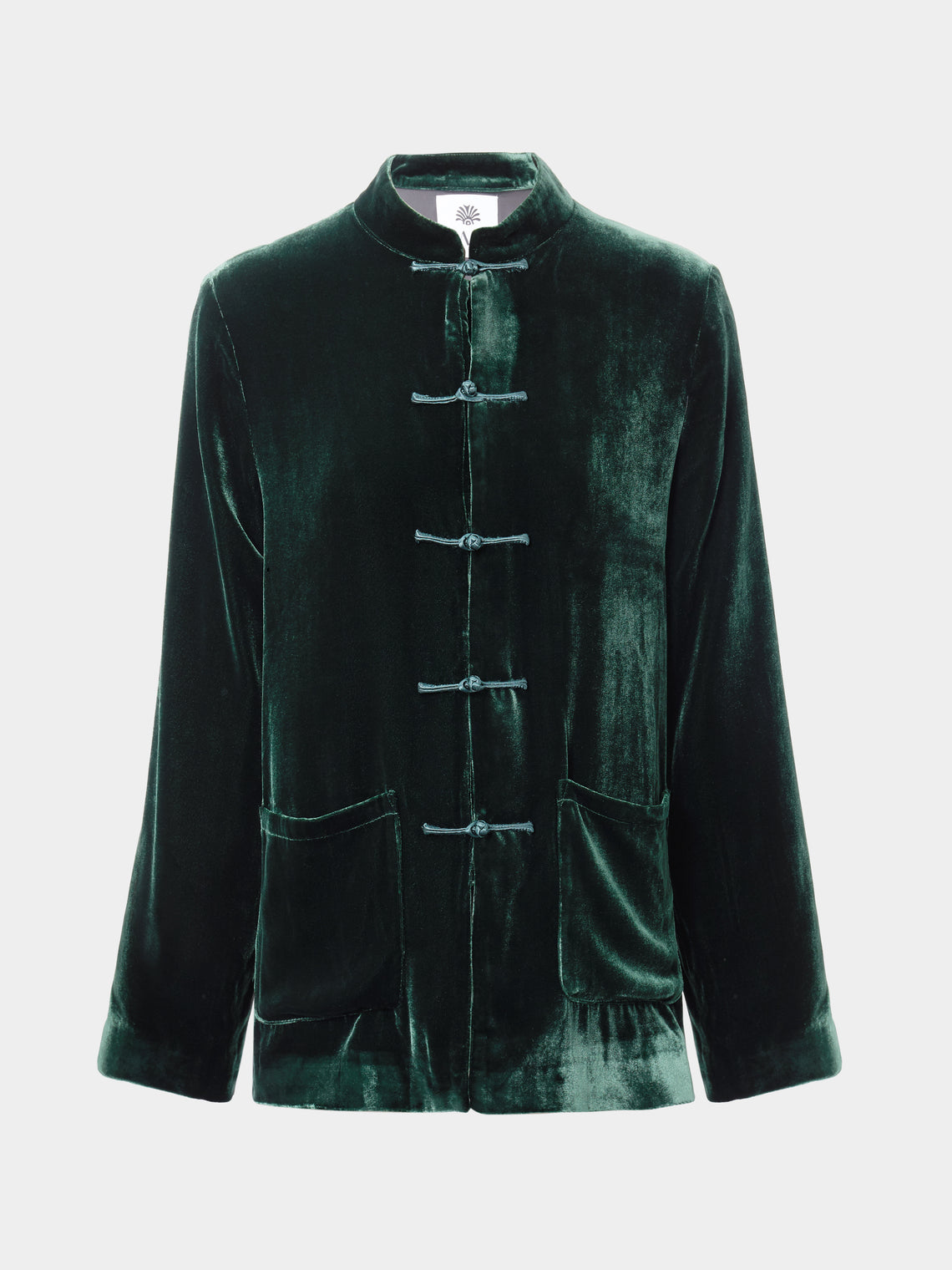Yali Milano - Women's Velvet Blazer | Size: XS - Green - ABASK - 