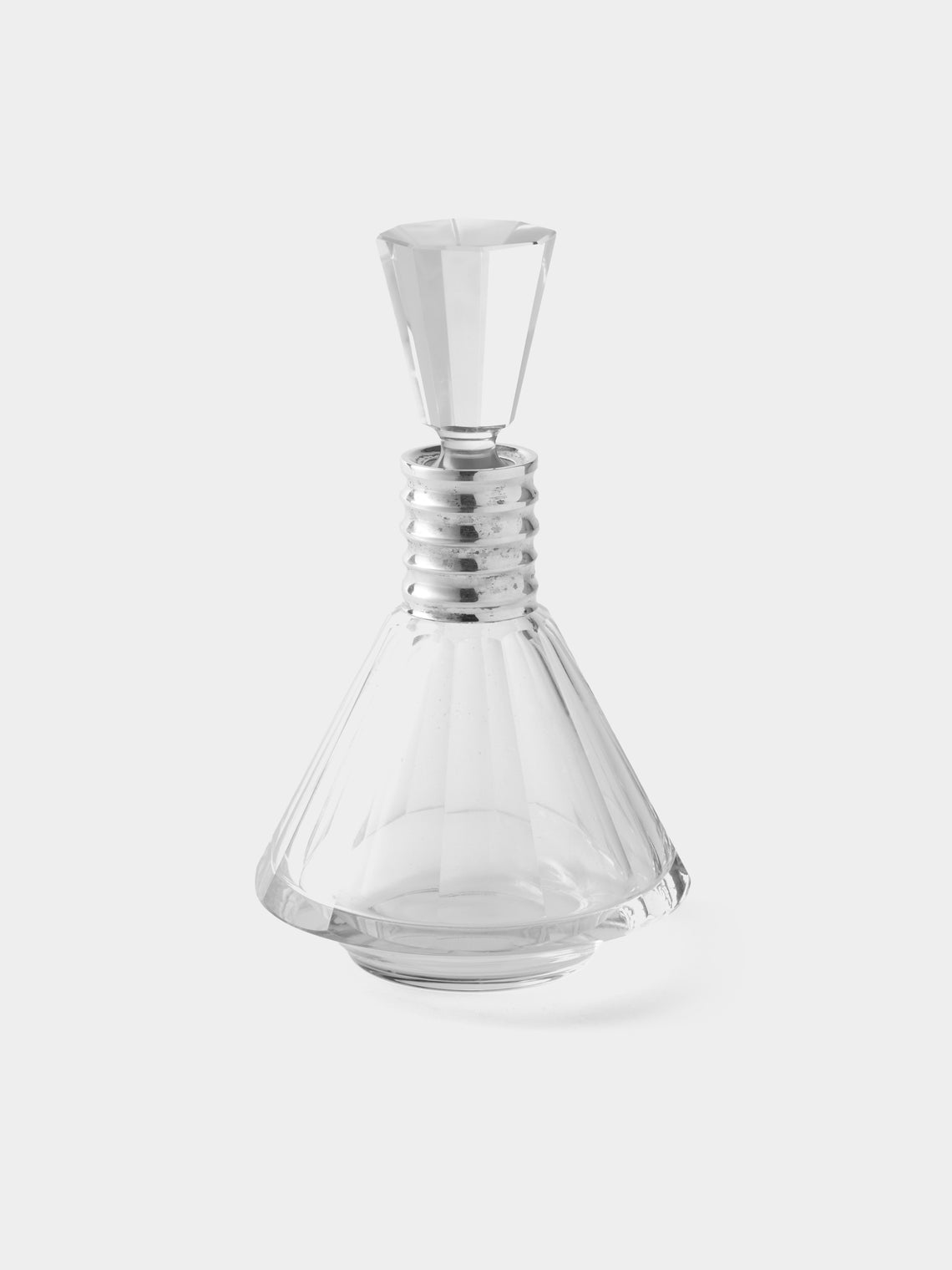 Antique and Vintage - 1933 Art Deco Milanese Miracoli Crystal Decanter - Clear - ABASK - 