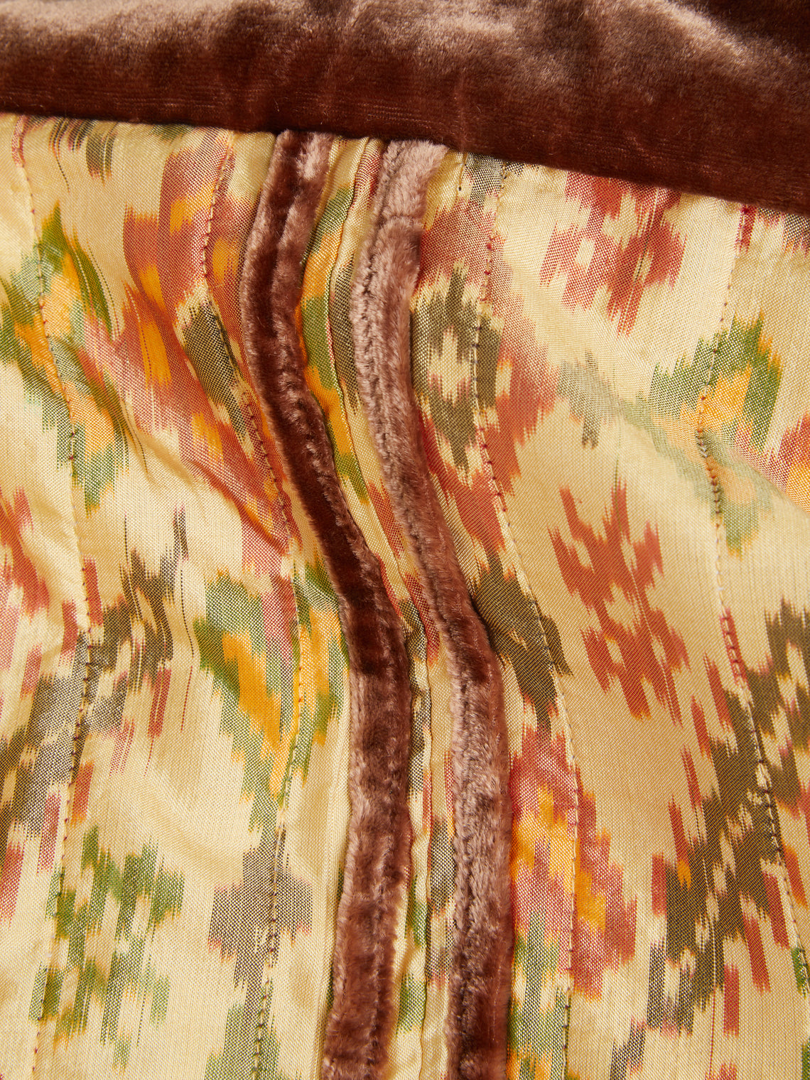 Nazzy Beglari - Hand-Loomed Ikat Silk and Cotton Reversible Robe | One Size -  - ABASK