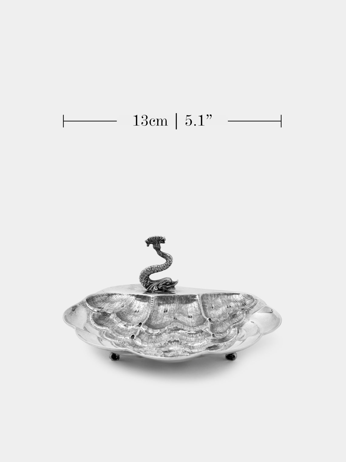 Antique and Vintage - 1920s Solid Silver Shell Dish - Silver - ABASK