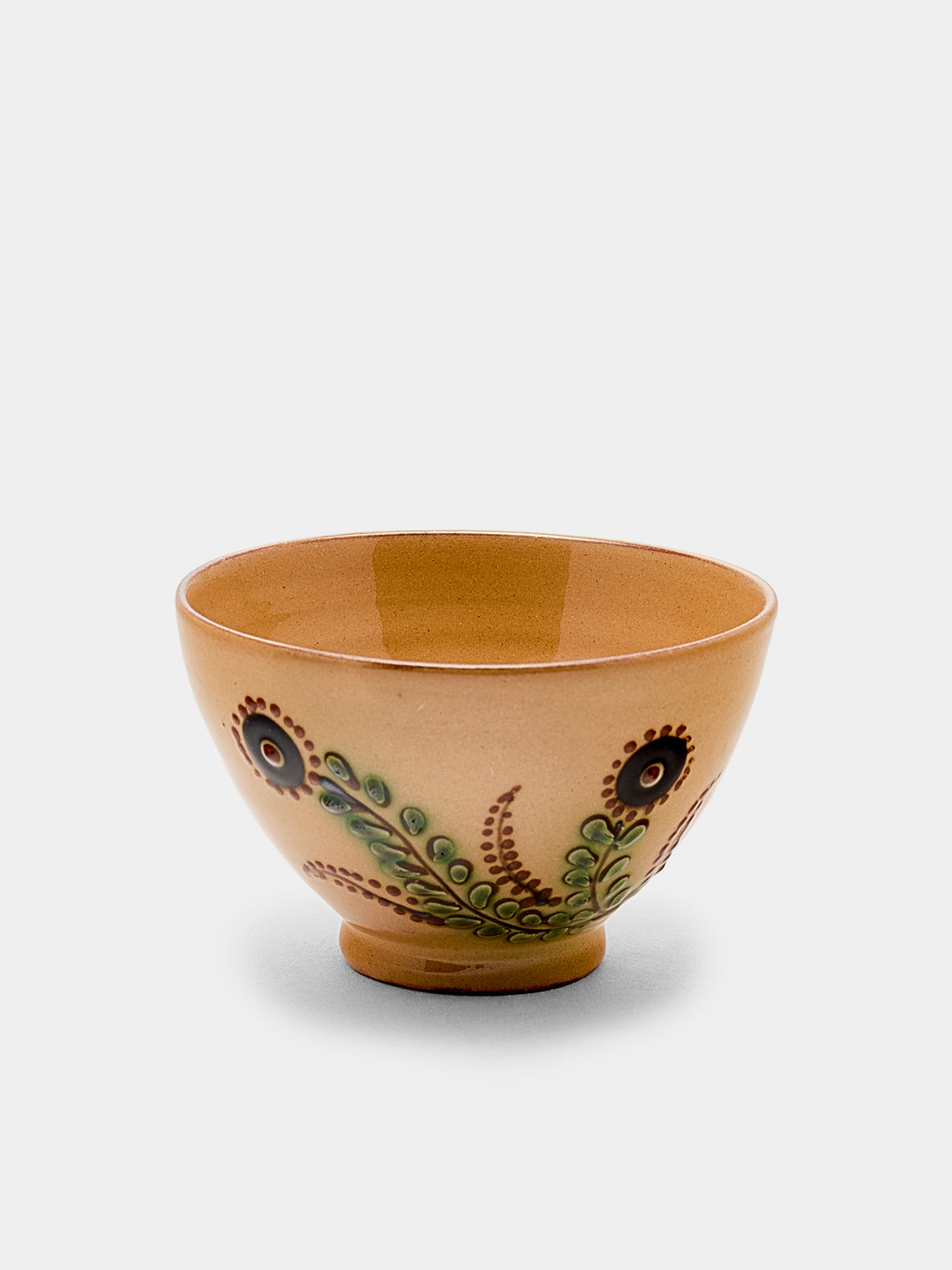 Poterie d’Évires - Flowers Hand-Painted Ceramic Petit Bowls (Set of 6) - Cream - ABASK