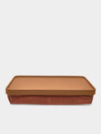 Giobagnara x Poltrona Frau - Leather Laptop Tray (17.5in/44.5cm) - Tan - ABASK - 