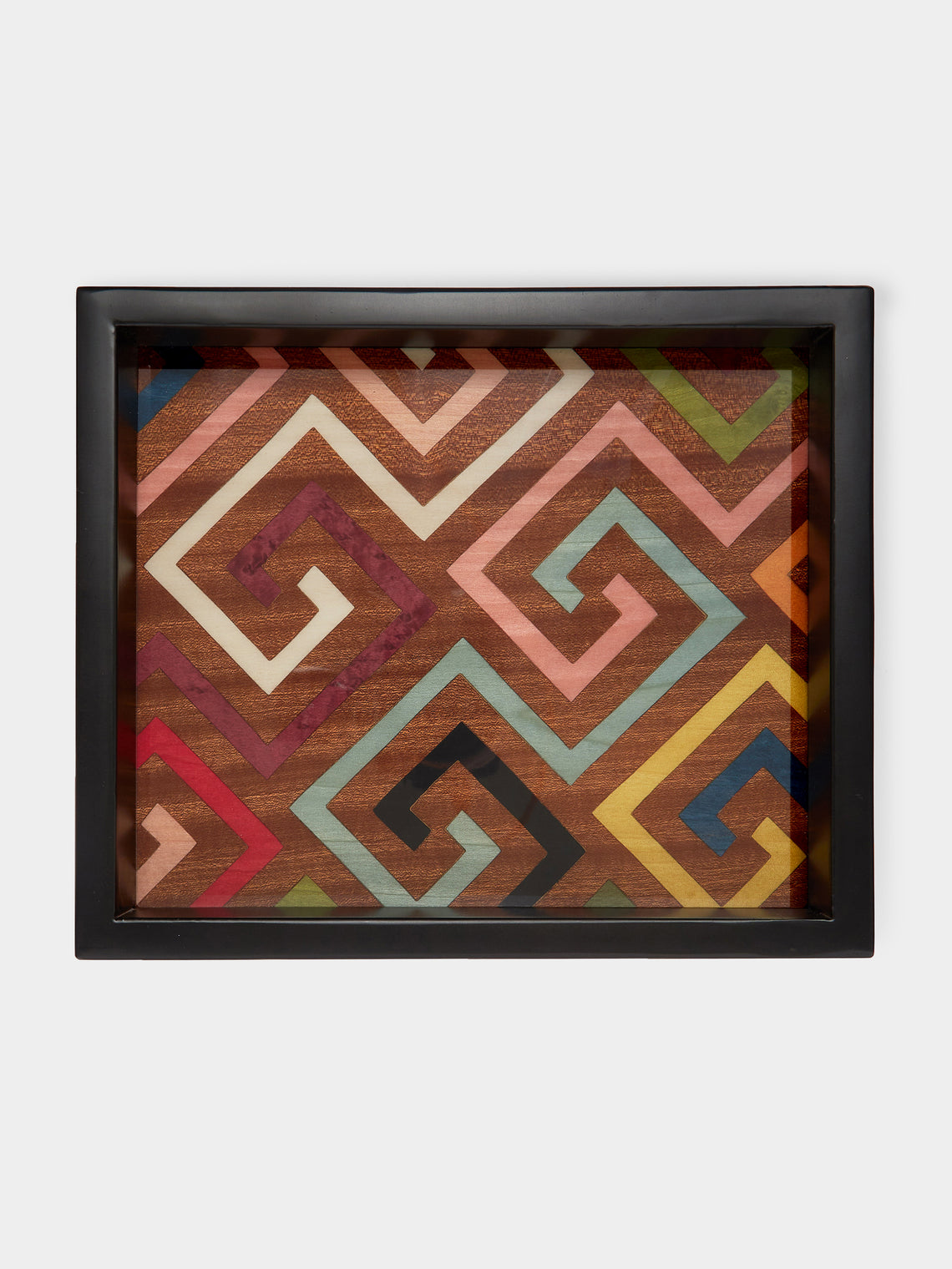 Biagio Barile - Labyrinth Wood Inlay Small Tray -  - ABASK - 