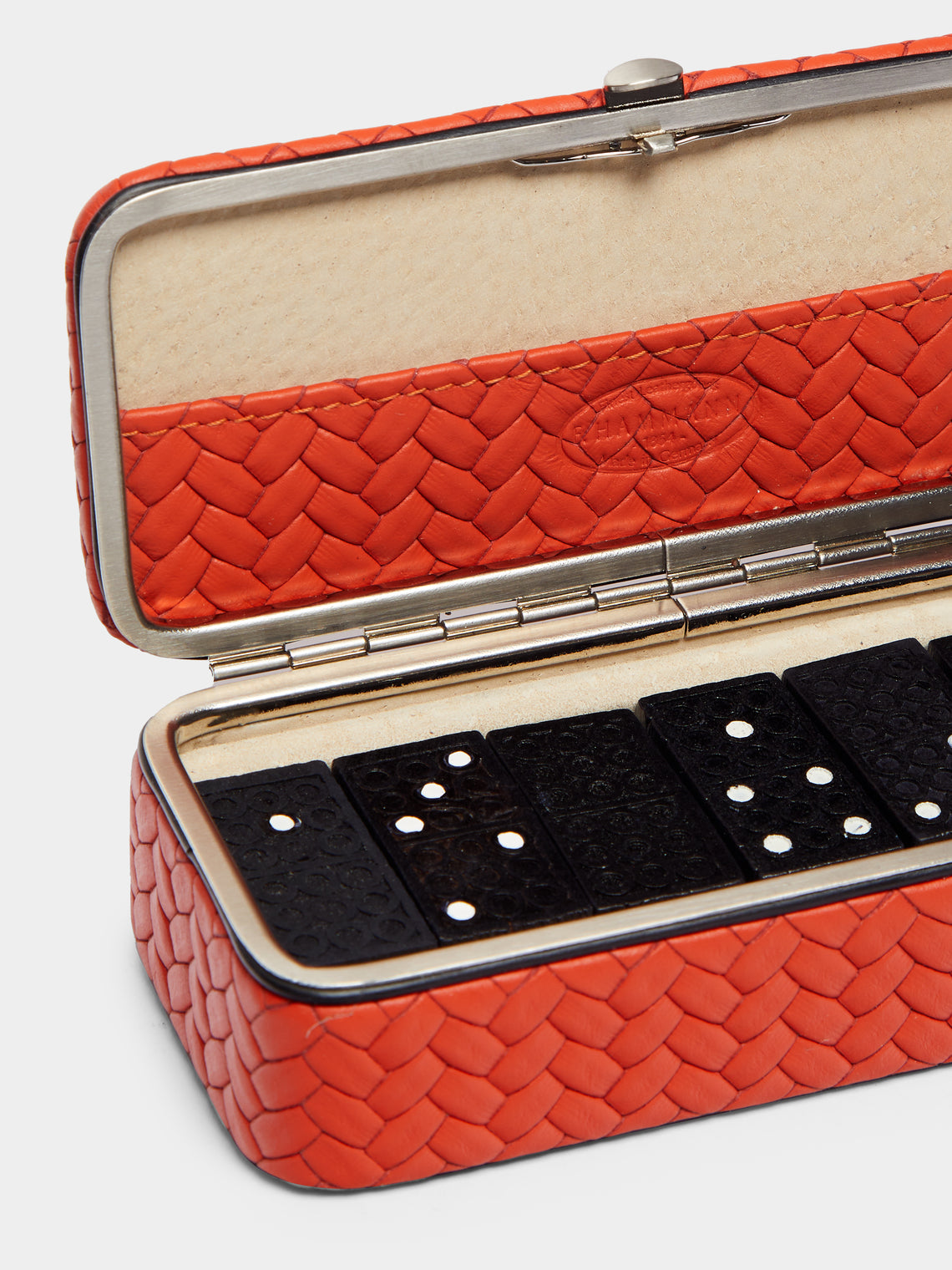 F. Hammann - Leather Dominoes Set -  - ABASK