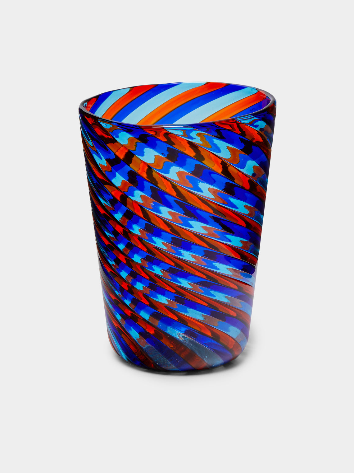 F&M Ballarin - Filigrana Hand-Blown Murano Glass Tumblers (Set of 6) -  - ABASK