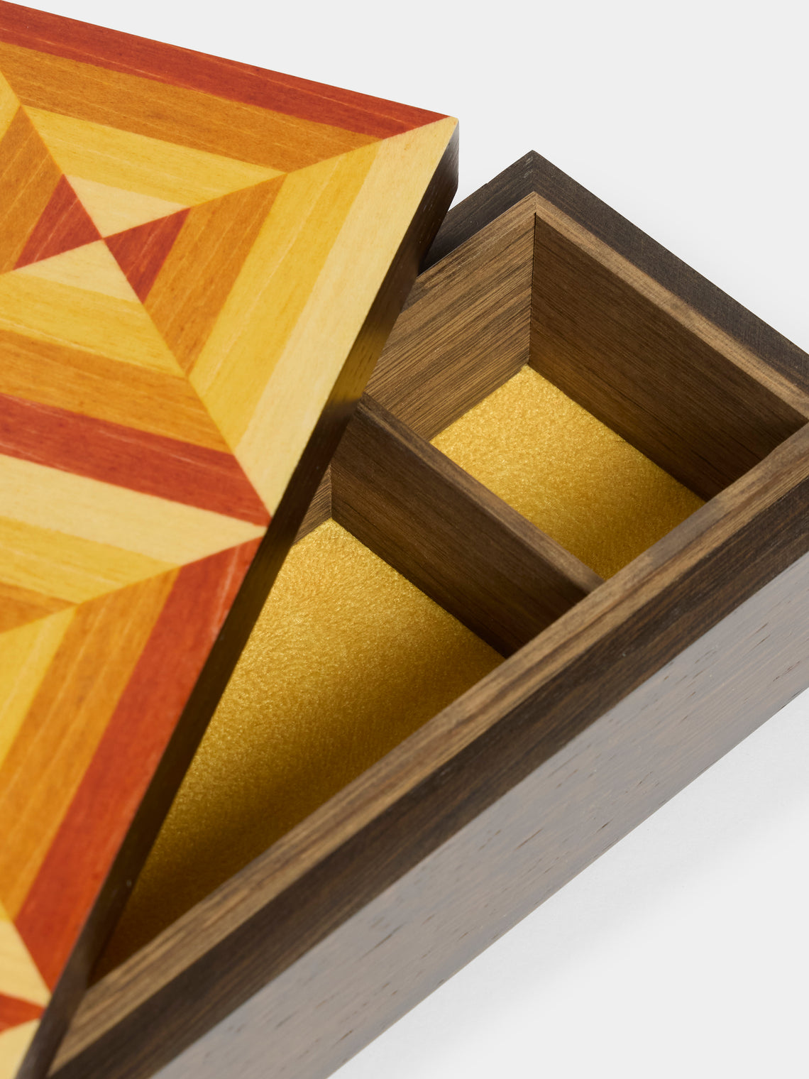 Kevin Stamper - Albers Wood Desk Box - Yellow - ABASK