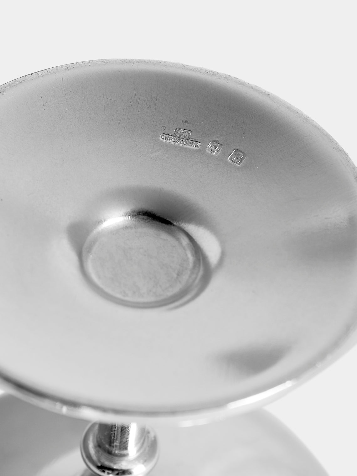 Antique and Vintage - 1980s Christofle Silver-Plated Sundae Bowls (Set of 8) - Silver - ABASK