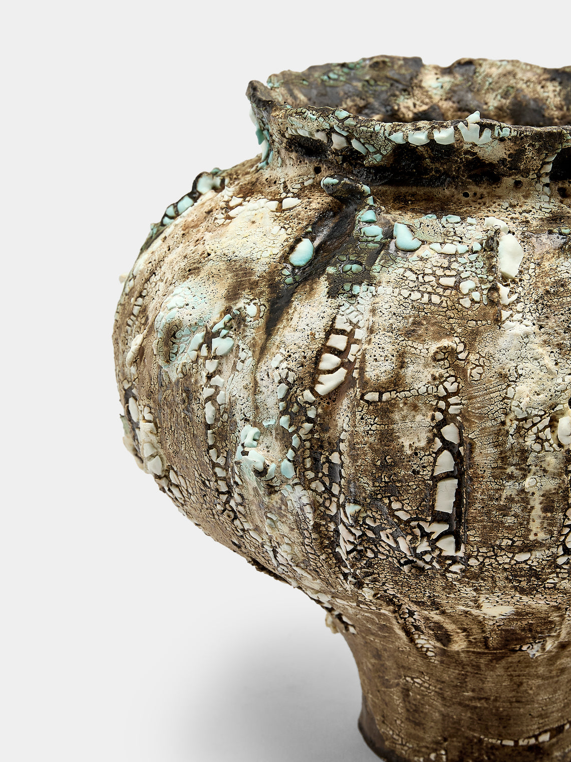 SWAY Ceramics - Poppy IV Stoneware Vase - Brown - ABASK