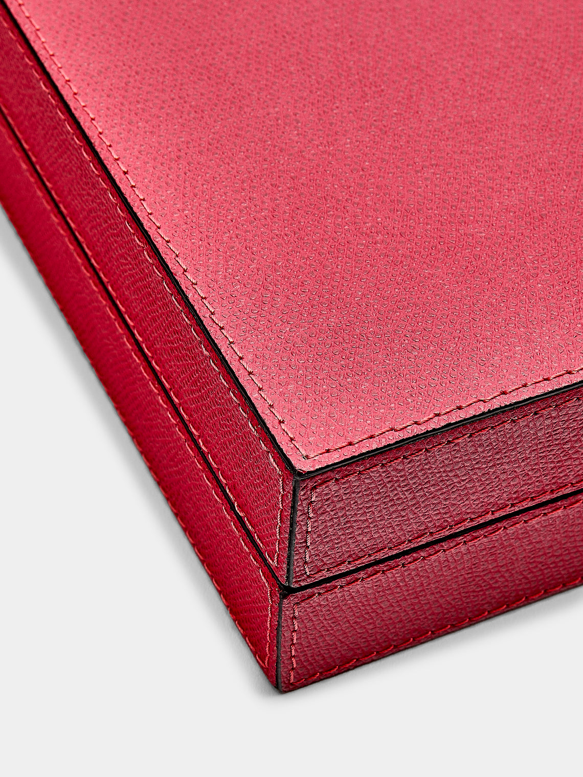 Giobagnara - Leather Backgammon Set - Red - ABASK