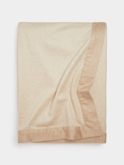 Brunello Cucinelli - Cashmere Blanket - Beige - ABASK - 