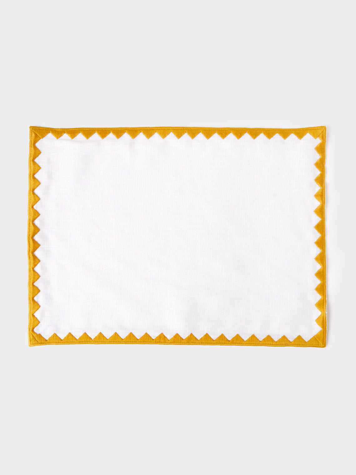 HMA | Blank Space - Ziggy Embroidered Linen Placemats (Set of 4) -  - ABASK - 