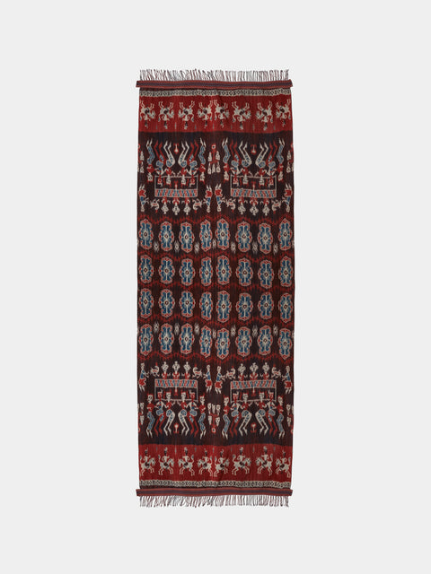 R Collective - Karihu Hayati Ikat Cotton Bed Blanket (106.5in/2.7m) - Multiple - ABASK - 