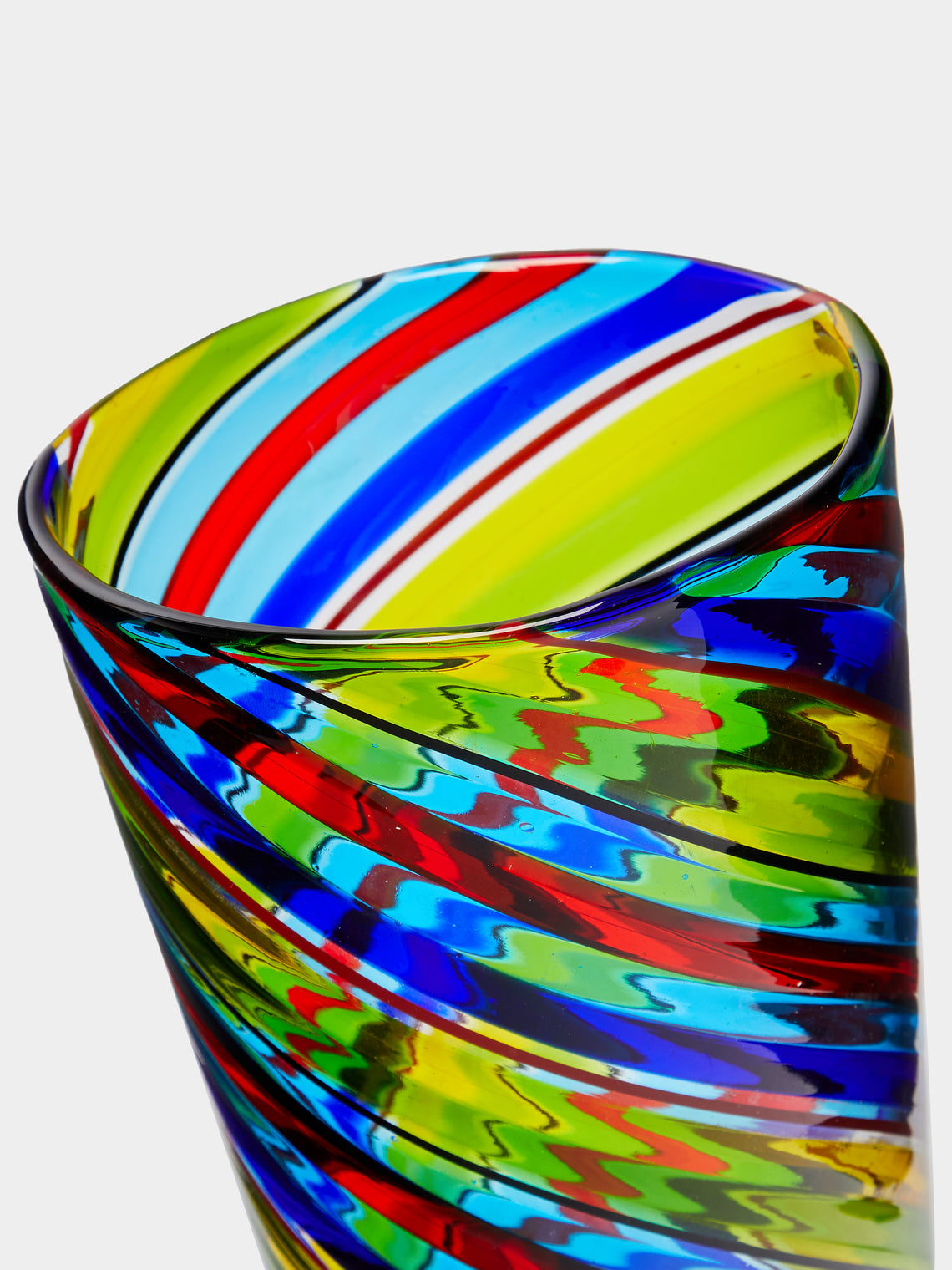 F&M Ballarin - Filigrana Hand-Blown Murano Glass Vase -  - ABASK
