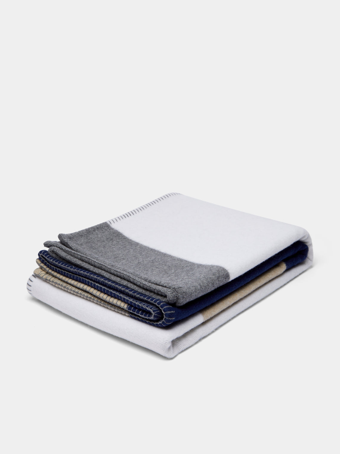 Begg x Co - Valatzu Anton Lambswool Cashmere Blanket -  - ABASK