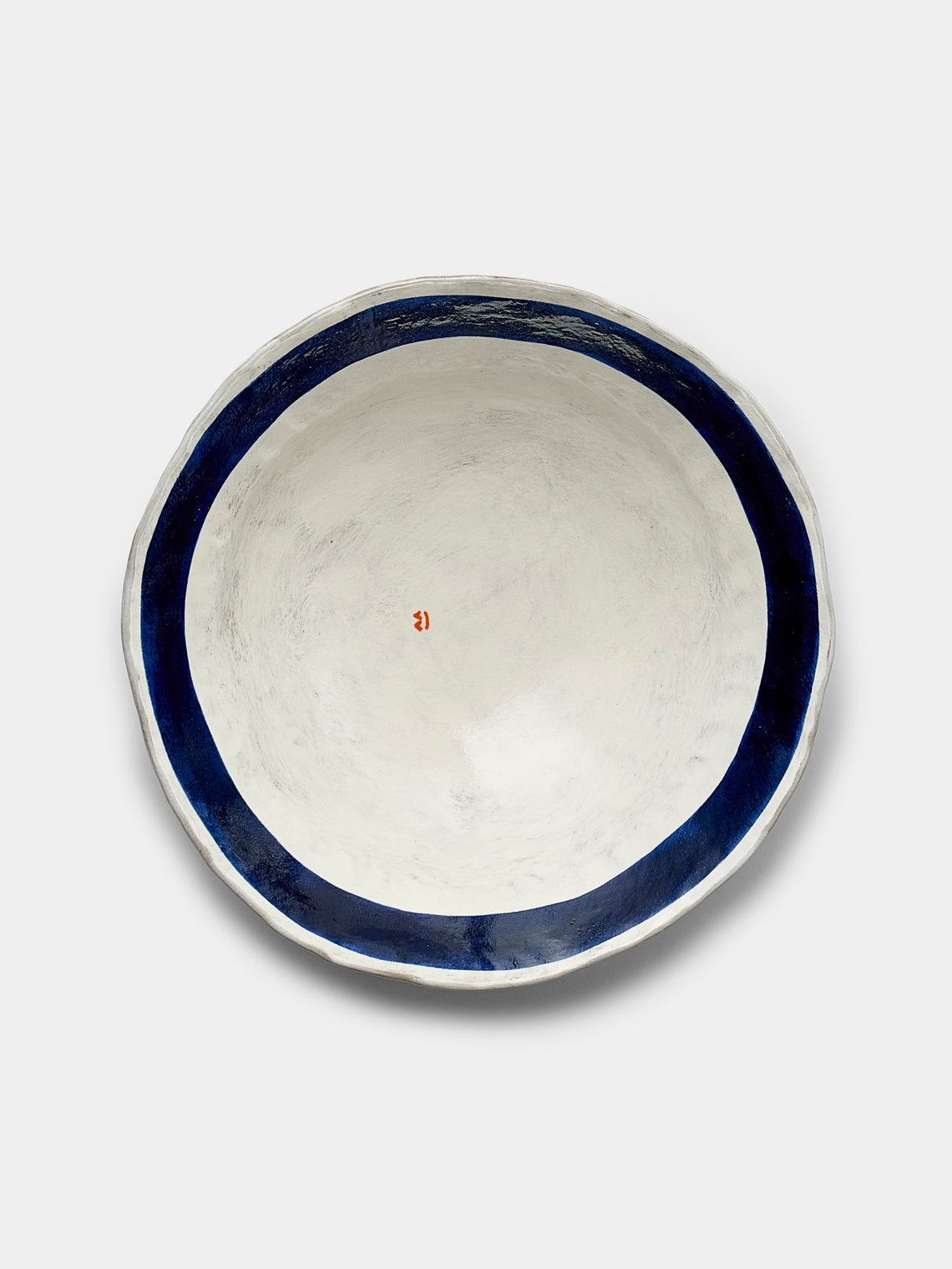 Yon Ho Kyung - Stripe Buncheong Ramen Bowl - White - ABASK