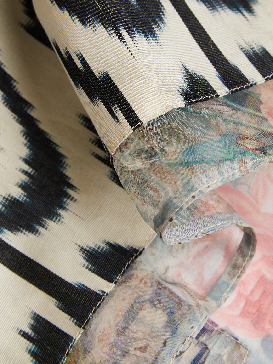 Nazzy Beglari - Hand-Loomed Ikat Silk and Cotton Dress | One Size -  - ABASK