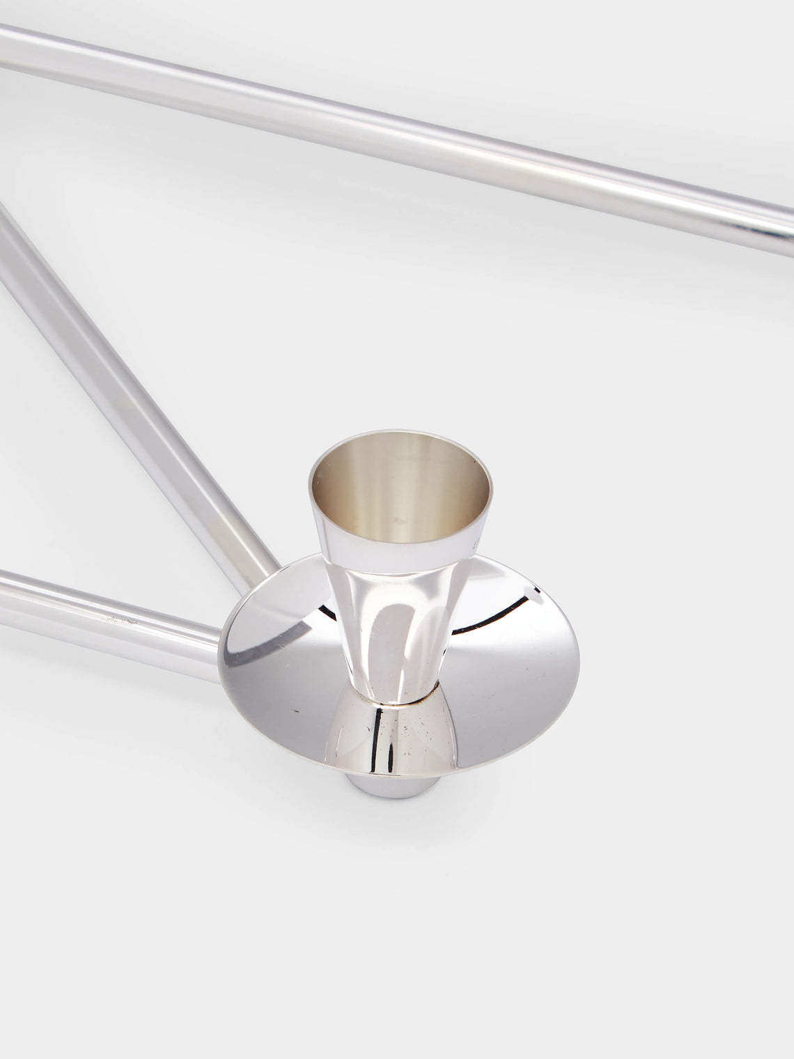 De Vecchi - T8 Snodabile Silver-Plated Candle Holder -  - ABASK