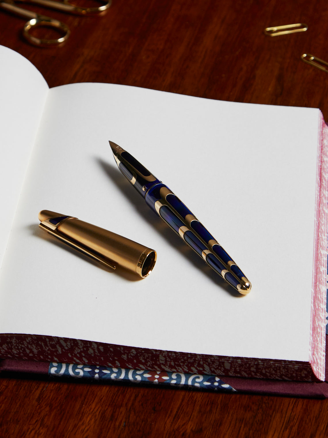 Antique and Vintage - 1996 Watermans Edson Boucheron Fountain Pen - Blue - ABASK