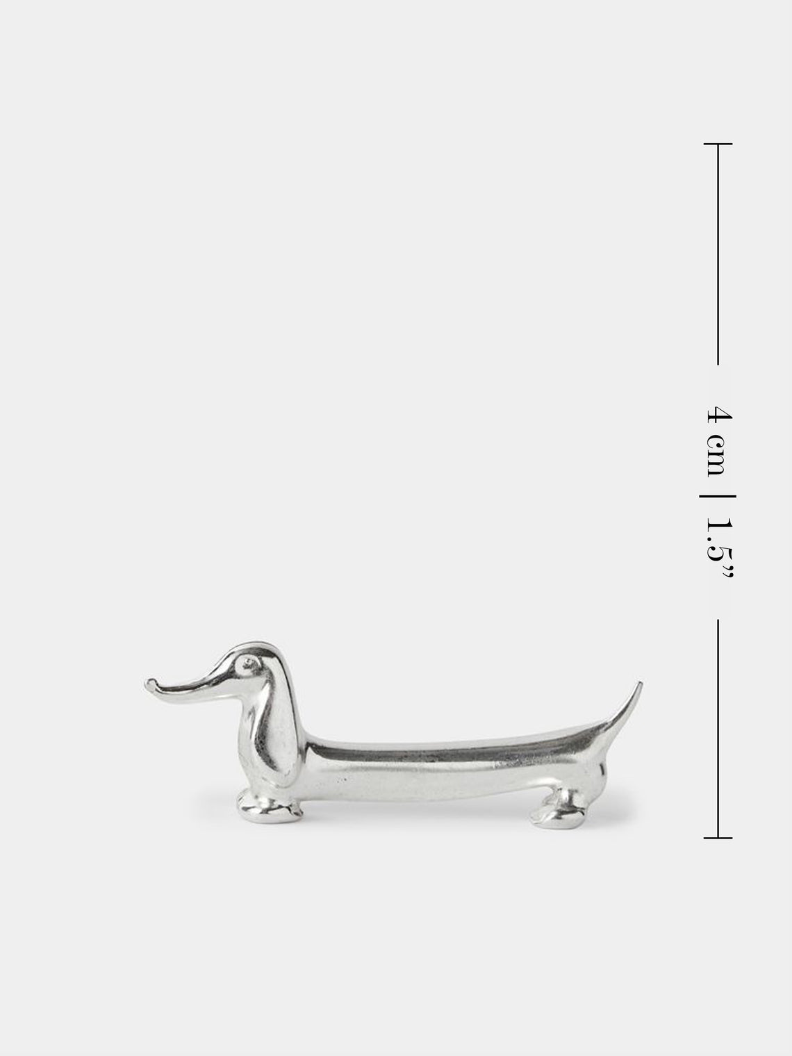 Antique and Vintage - Antique and Vintage Mid-Century Silver-Plated Dachshund Knife Rests (Set of 14) - Silver - ABASK