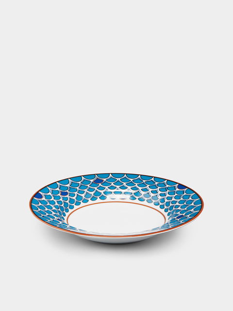 Pinto Paris - Lagon Porcelain Soup Plate -  - ABASK - 