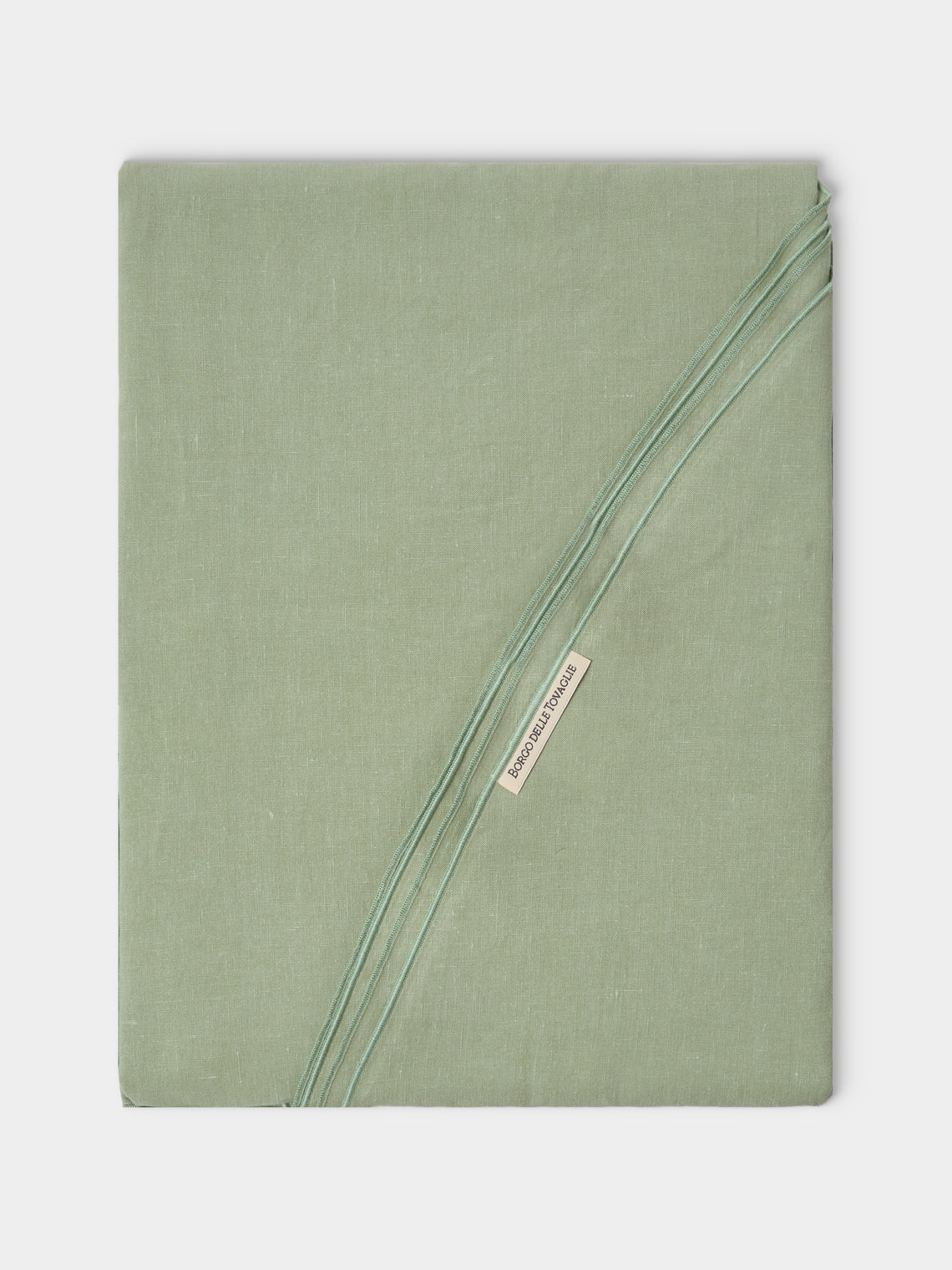 Borgo delle Tovaglie - Filo Linen Round Tablecloth 220cm - Green - ABASK