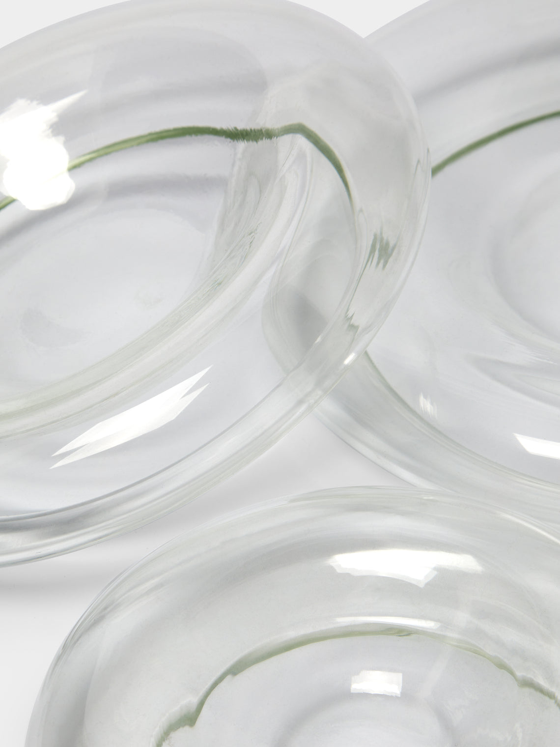 Antique and Vintage - 1970s Vistosi 'Pomeri' Murano Glass Centrepieces (Set of 3) -  - ABASK