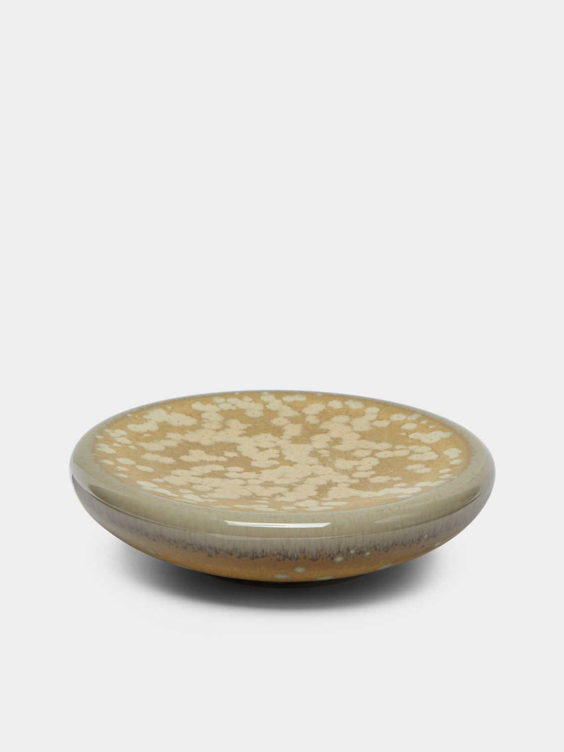 Jaune de Chrome - Basmati Bubble Porcelain Plate -  - ABASK