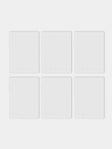 Los Encajeros - Tokyo Linen Cocktail Napkins (Set of 6) - White - ABASK - 