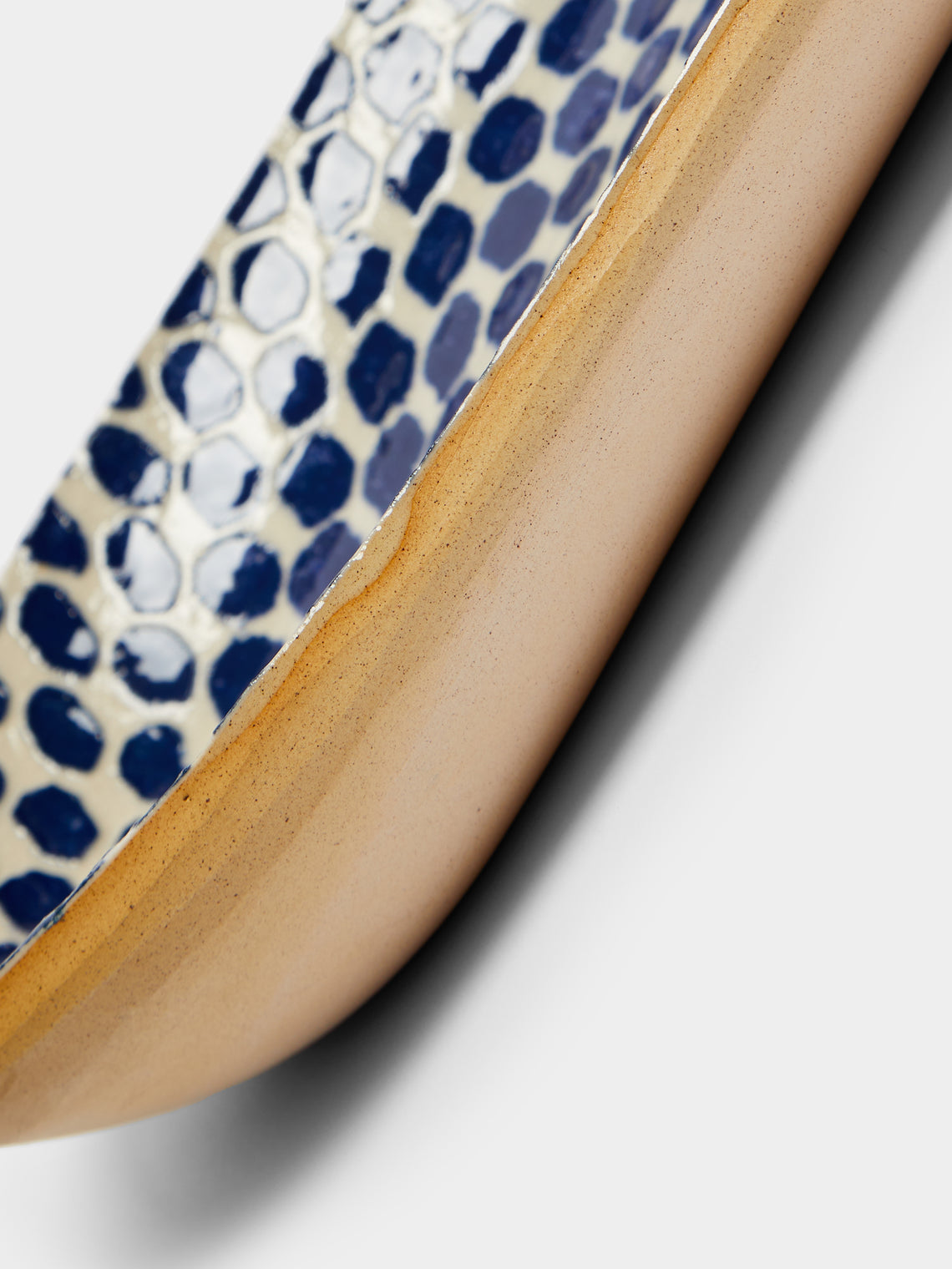 Terrafirma Ceramics - Hand-Printed Ceramic Large Canape Platter -  - ABASK