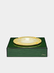 Morici - Roma Wood Ashtray - Green - ABASK - 