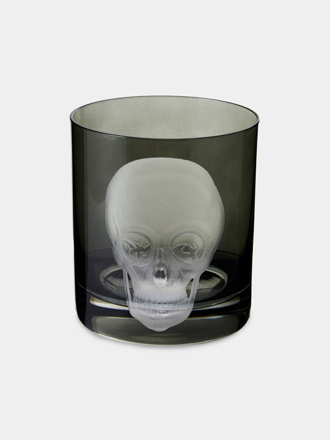 Artel - Cabinet of Curiosities Hand-Engraved Crystal Double Old Fashioned Tumbler - Green - ABASK - 