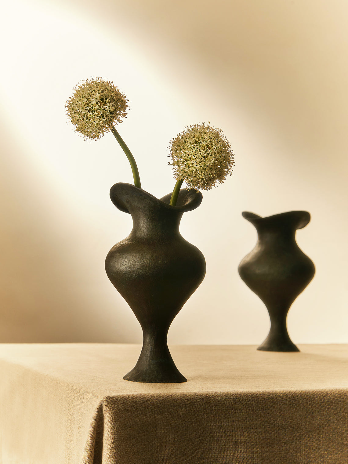 By Raffaella - Elsa Hand-Coiled Stoneware Vase -  - ABASK