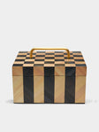 Ruda Studio - Weave Rye Straw Inlay Wood Box -  - ABASK - 