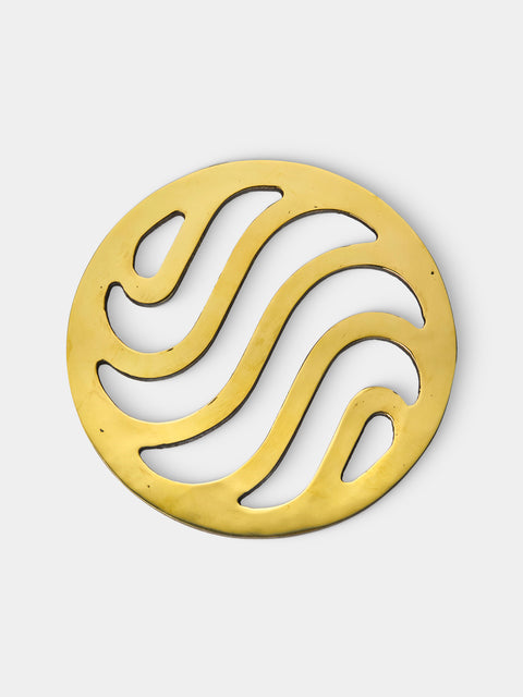Carl Auböck - Brass Coaster - Gold - ABASK - 
