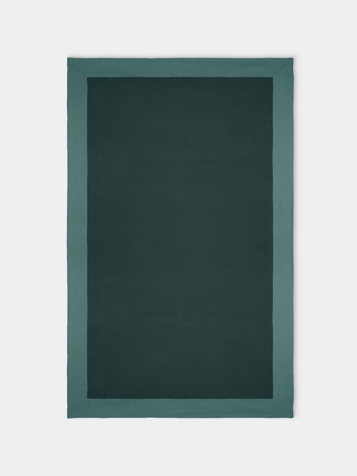 Borgo delle Tovaglie - Bauhaus Linen Rectangular Tablecloth - Navy - ABASK