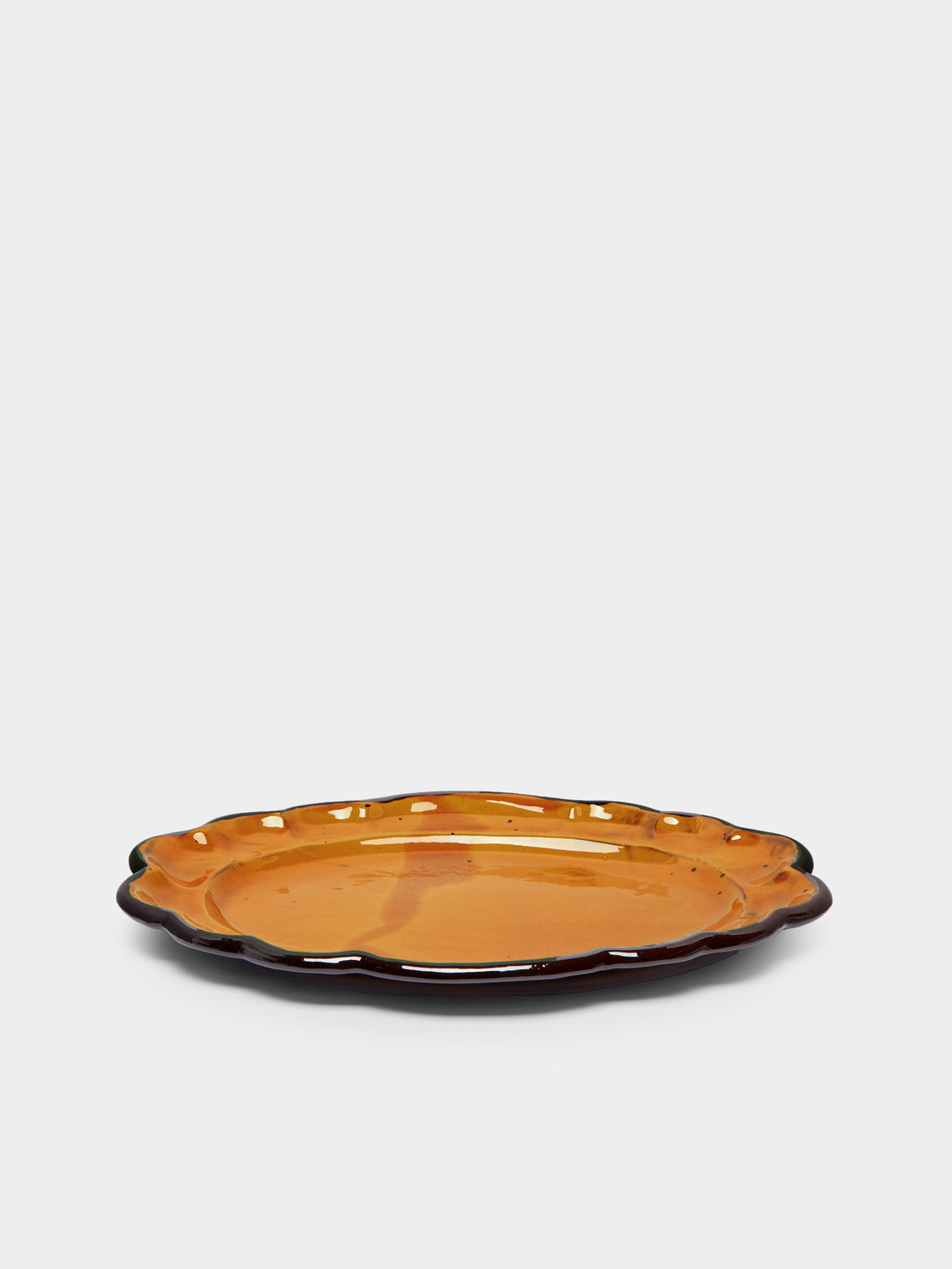 Poterie de Cliousclat - Slipware Serving Platter -  - ABASK