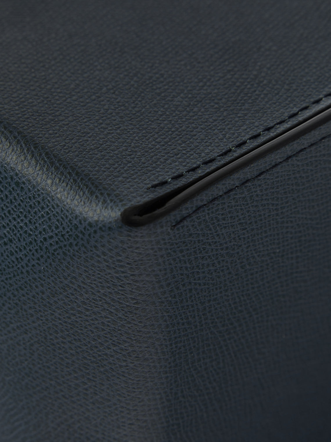Giobagnara - Ready Leather Tissue Box - Navy - ABASK