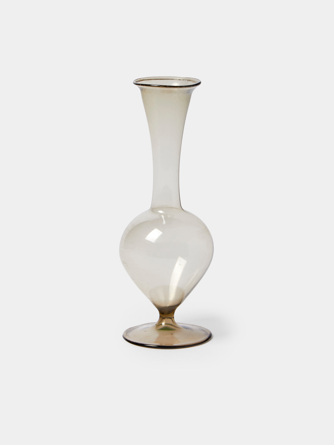 Antique and Vintage - Mid-Century Glass Bud Vases (Set of 6) - Gray - ABASK