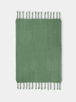 Lena Rewell - Handwoven Solid Mohair Blanket (71in/1.8m) - Green - ABASK - 